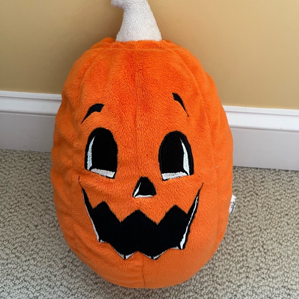 Target Plush Pumpkin Halloween Costume - Orange and Black